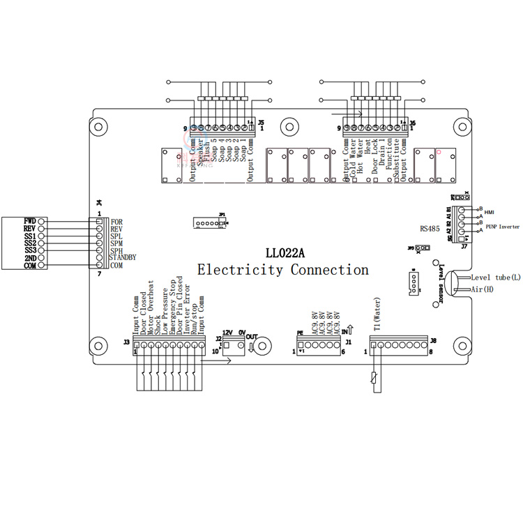 KH3009A controller for commercial washing machine main panel of laundry shop washing machine