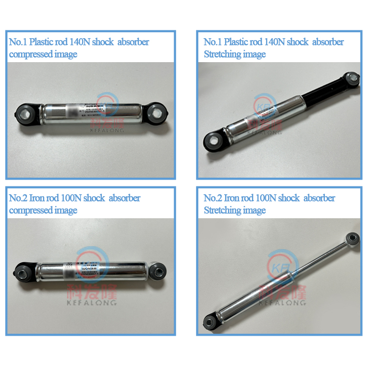 Lever Hydraulic Shock Absorber Green Damper 140N Pneumatic Gas Support Rod Shock Absorber Industrial Washing Machine Accessory