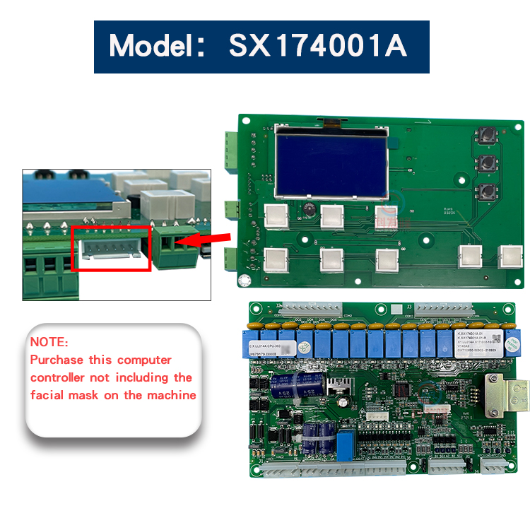 SX174000A SX174001A controller main panel of commercial automatic card swiping coin-operated double-layer washing machine