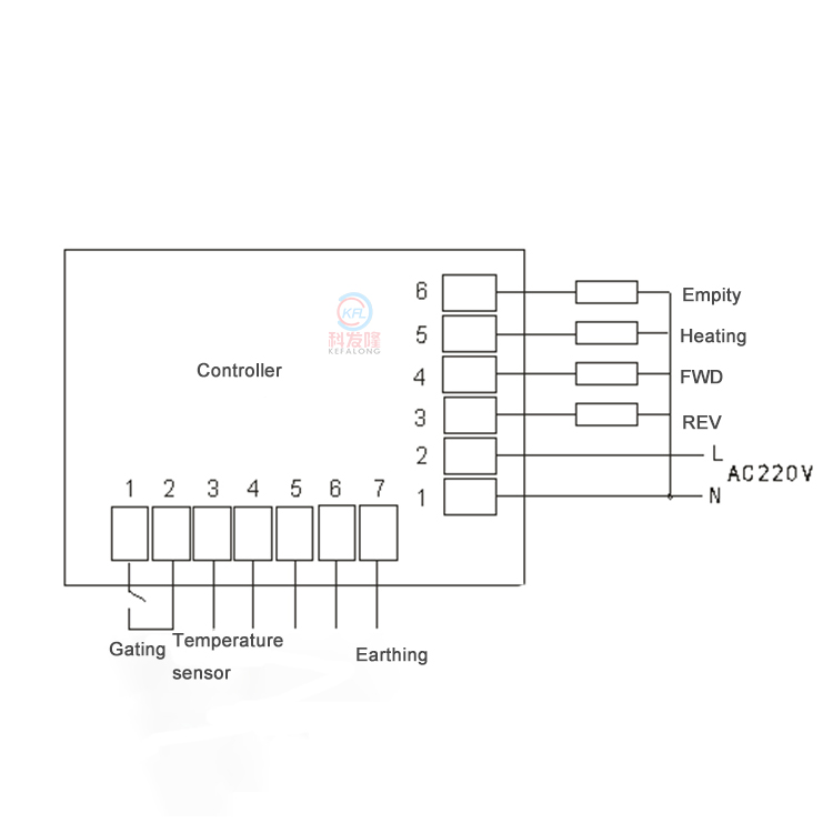 SY-82D main panel for industrial washing machine controller of Semi-Automatic Washing Machine 