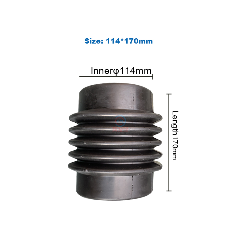 Silica gel rubber concentric reducer drain pipe of large automatic industrial eluting machine 