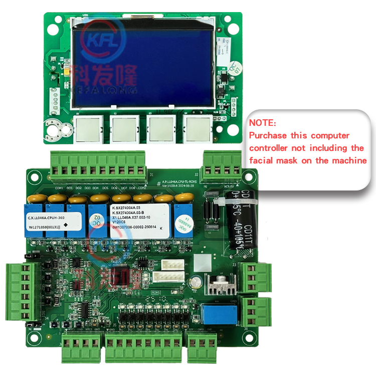 KEFALONG SX274004A Self-operated Coin Computer Board Dryer Controller Main Panel of Self-service Laundry Shop Drying Machine