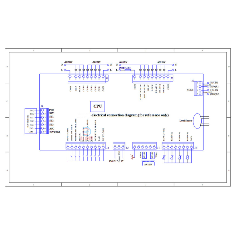 Kh341A Computer Board Laundry Controller of Large Cloth Commercial Washing Machine