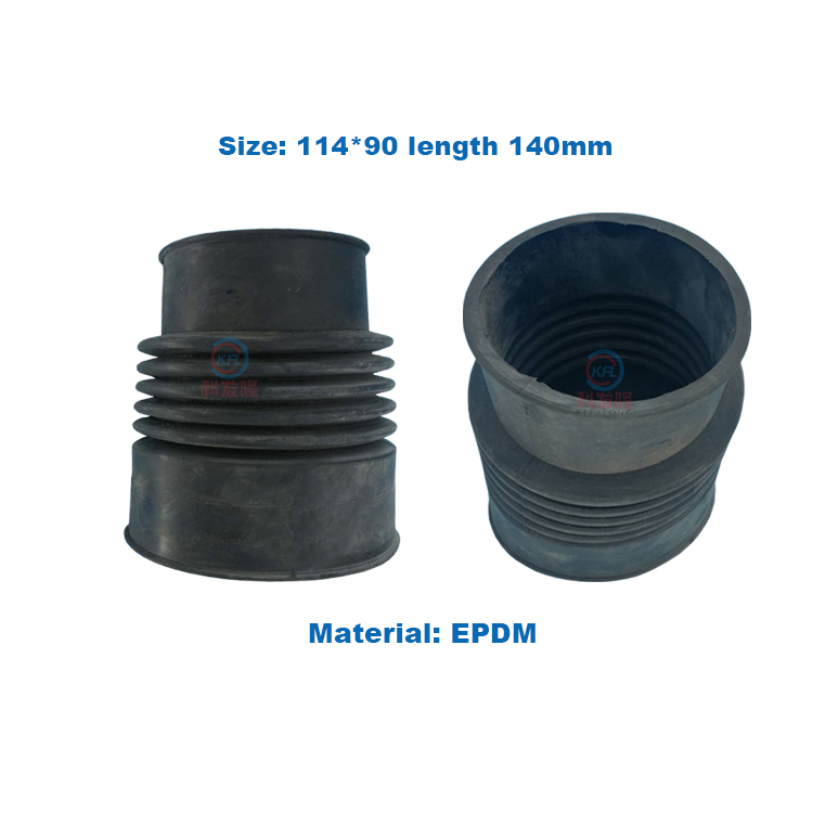 Silica gel rubber concentric reducer drain pipe of large automatic industrial eluting machine 