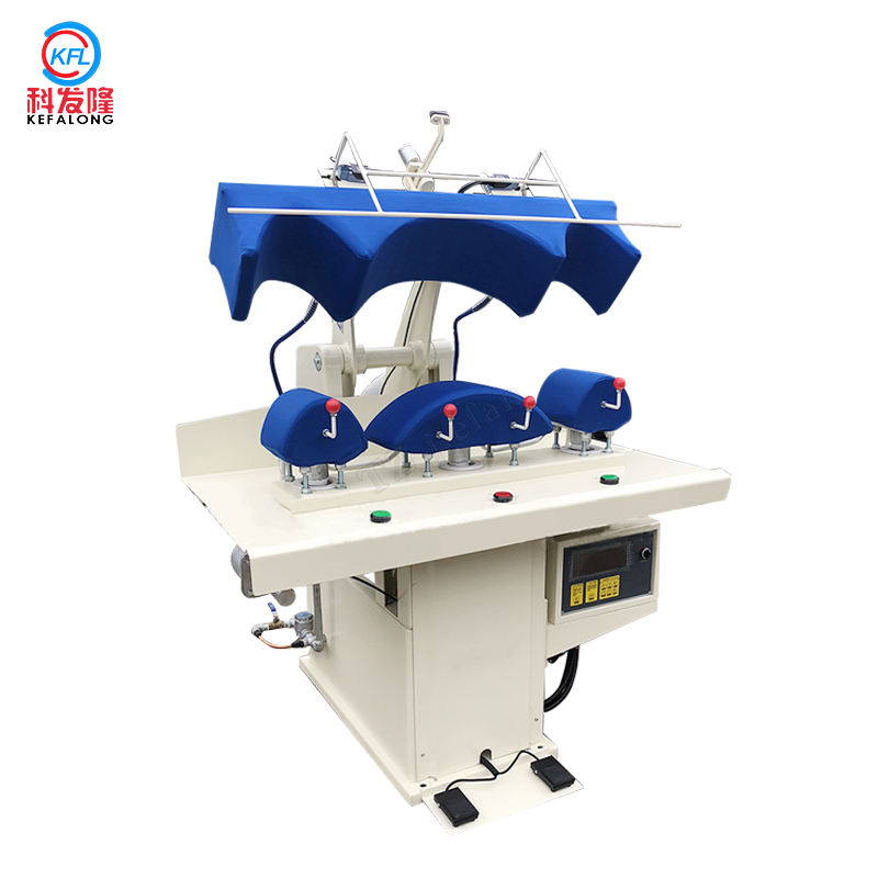 Kefalong Industrial Automatic Cloth Steam Press Ironing Machine