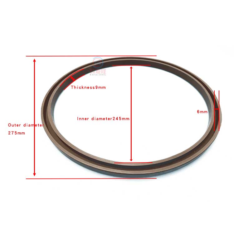 Acid and alkali resistant high temperature distillation box fluorine rubber sealing ring of Large dry cleaners