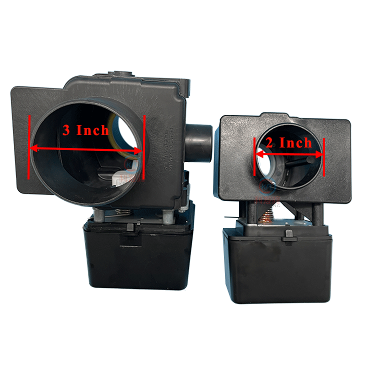 2 inch 3 inch 90 degrees 180 degree black electronic drain valve of industrial automatic washing machine