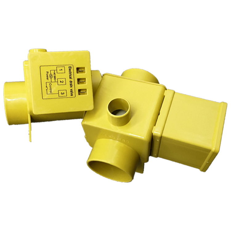 Commercial washing machine accessories 2 3 inches 90 degrees 180 degrees Electronic drain valve Plastic drain valve