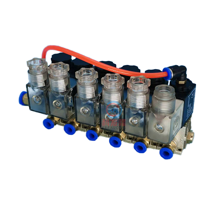 KEFALONG Normally Open And Normally Closed Solenoid Valve Group for commercial large washing machine