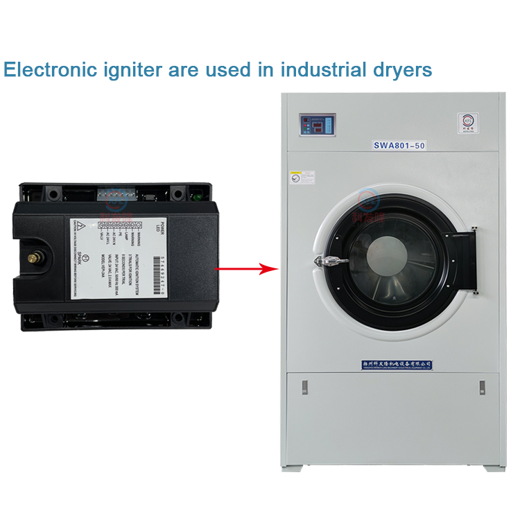 Electronic igniter used for industrial dryer drying machine accessories