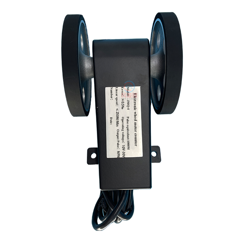 Meter counter counting wheel encoder used for industrial sheet folding machine