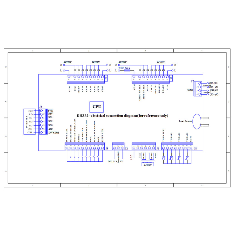 Kh331A Conputer Board Controller Main Panel for Industrial Sheep Wool Washing Machine