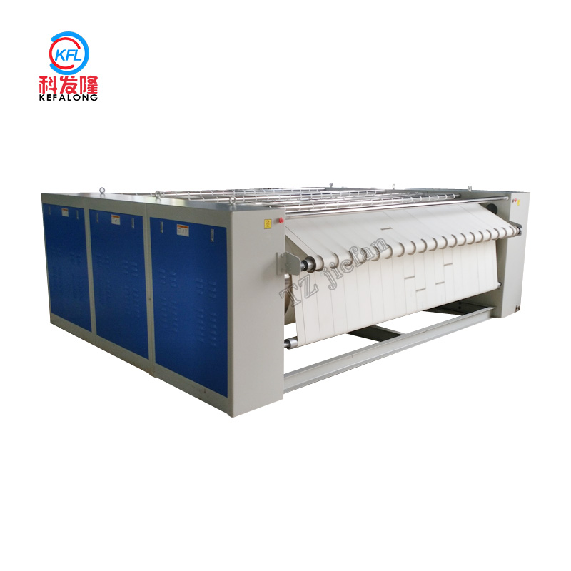 Commercial Laundry Roller Ironer 2.5M Hotel Sheets Tablecloth Ironing Machine for Bed Sheet