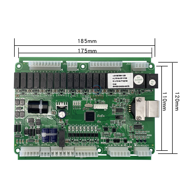 KH18070M touch screen washer controller computer board of Commercial hotel Coin and credit card self-service washing machine