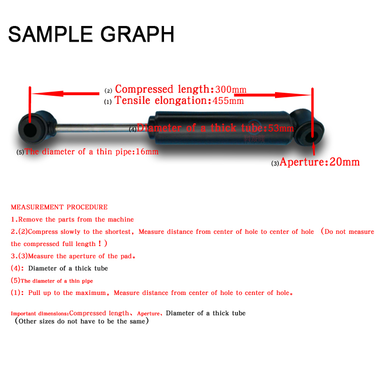 KEFALONG shock absorber Washing equipment accessories Industrial Washing shock absorber amortiguadores