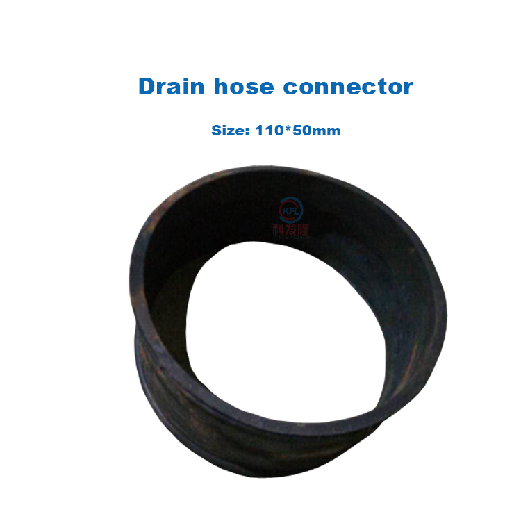 Silica gel rubber concentric reducer drain pipe of large automatic industrial eluting machine 